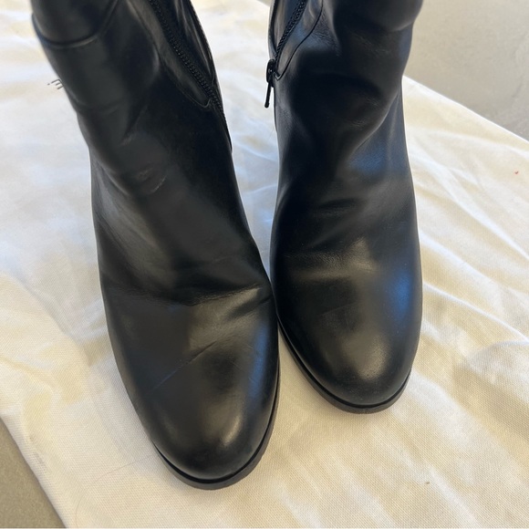 VINCE Dempsey Over the knee Boots with Block Heel, Black, 7.5 - Picture 4 of 13